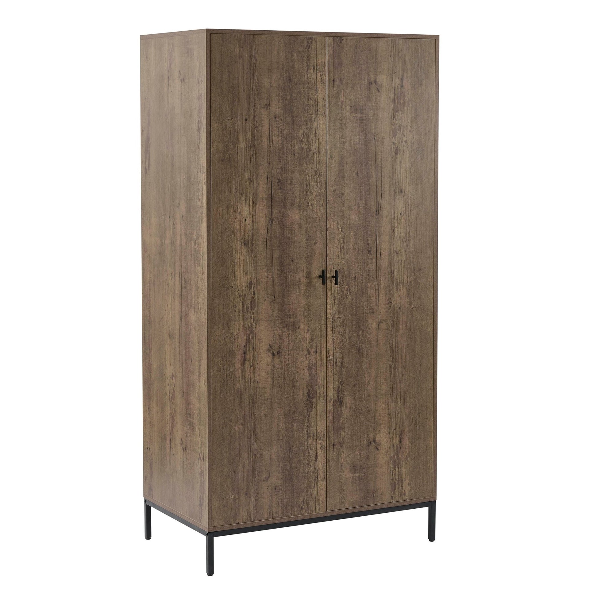 Willow 2 Door Wardrobe - Mango Wood - DUSK