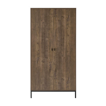 Willow 2 Door Wardrobe - Mango Wood - DUSK