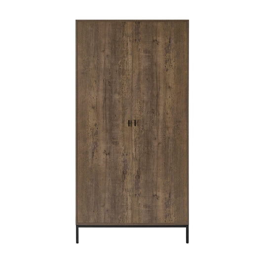 Willow 2 Door Wardrobe - Mango Wood - DUSK