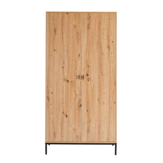 Willow 2 Door Wardrobe - Natural - DUSK