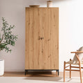 Willow 2 Door Wardrobe - Natural - DUSK