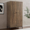 Willow 2 Door Wardrobe with Drawer - Mango Wood - DUSK