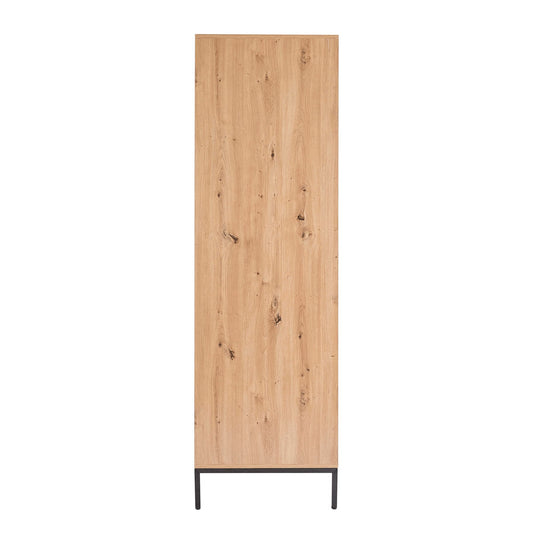 Willow 2 Door Wardrobe with Drawer - Natural - DUSK