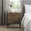 Willow 2 Drawer Bedside Table - Mango Wood - DUSK