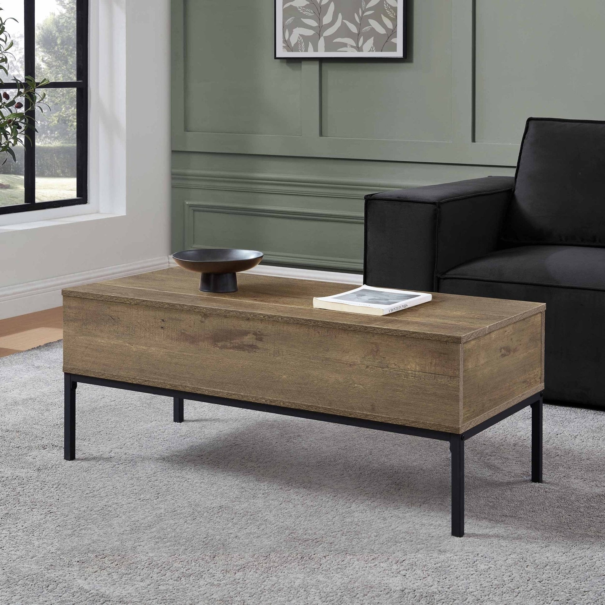 Willow Coffee Table Desk - Mango Wood - DUSK