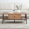 Willow Coffee Table with Drawer - Oak Effect - DUSK
