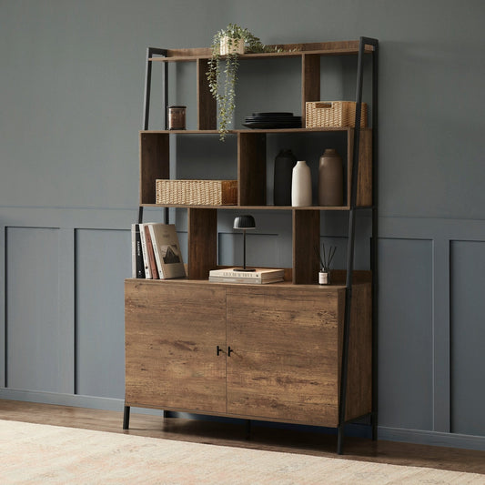 Willow Large Shelving Unit - Mango Wood - DUSK