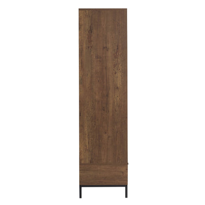 Willow Sliding Wardrobe - Mango Wood - DUSK