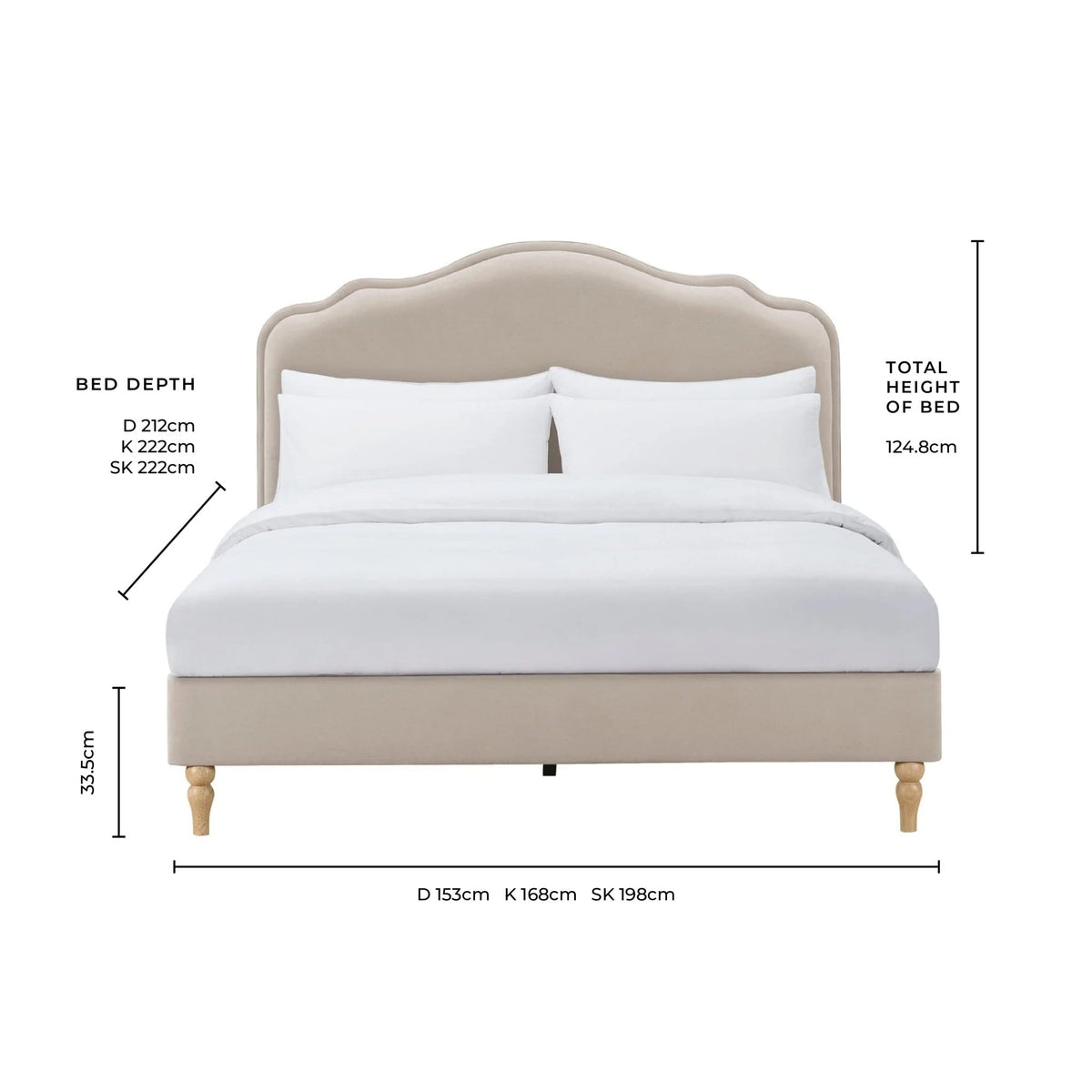 Wiltshire Bed Frame - Berry - DUSK