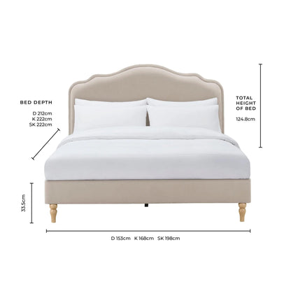 Wiltshire Bed Frame - Berry - DUSK