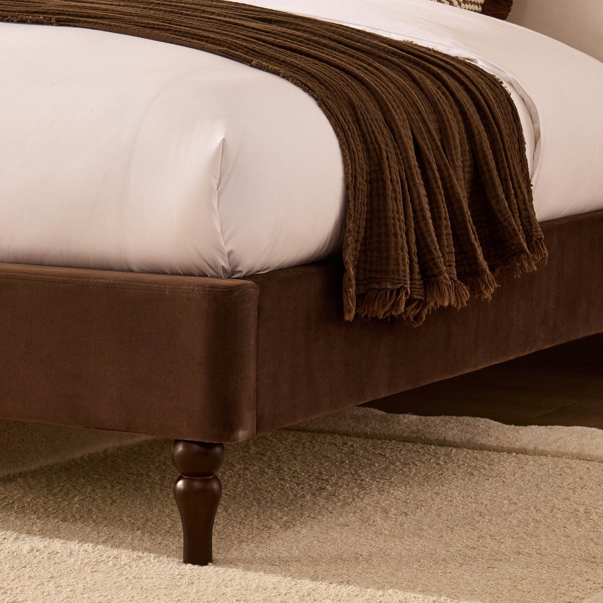 Wiltshire Bed Frame - Cappuccino - DUSK