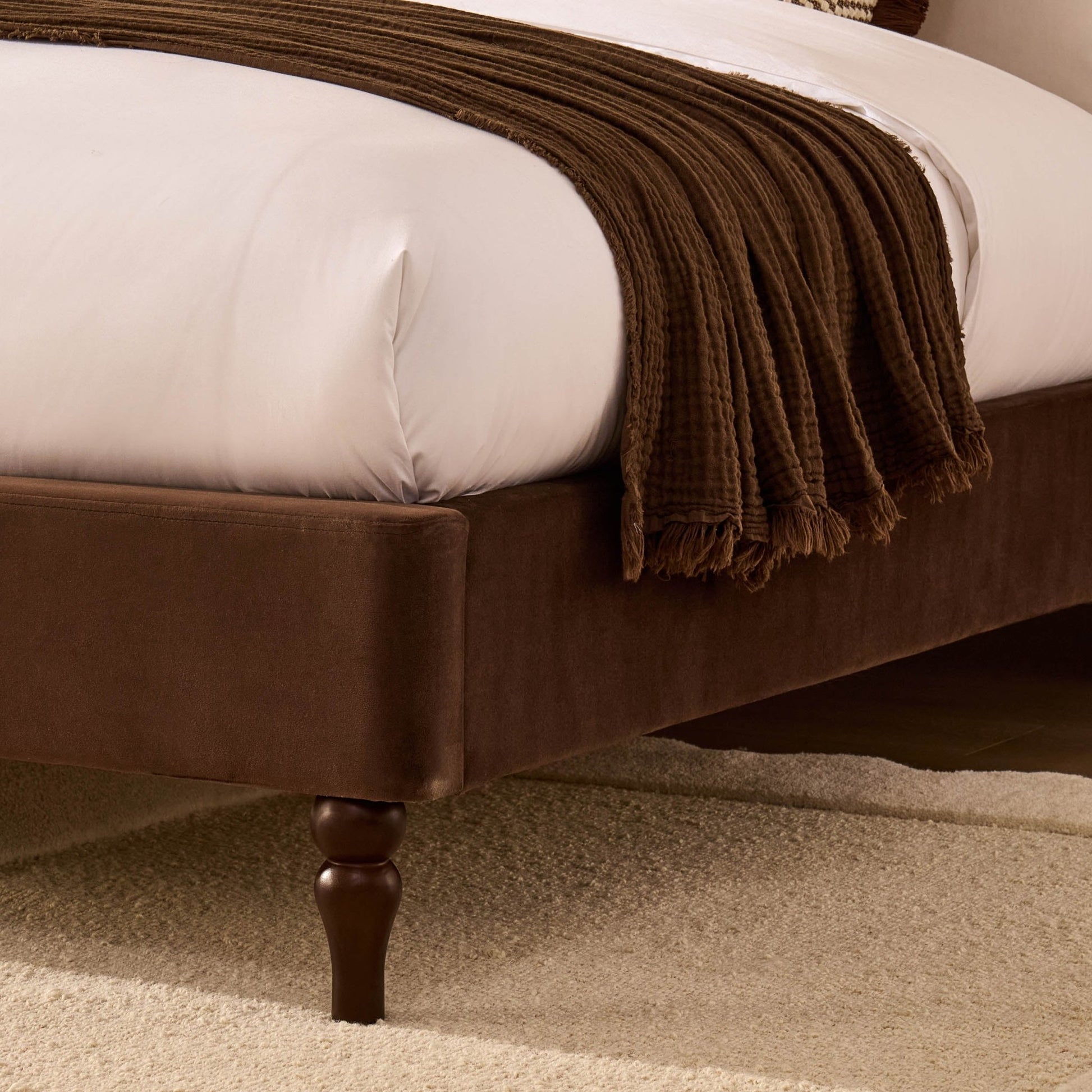 Wiltshire Bed Frame - Cappuccino - DUSK