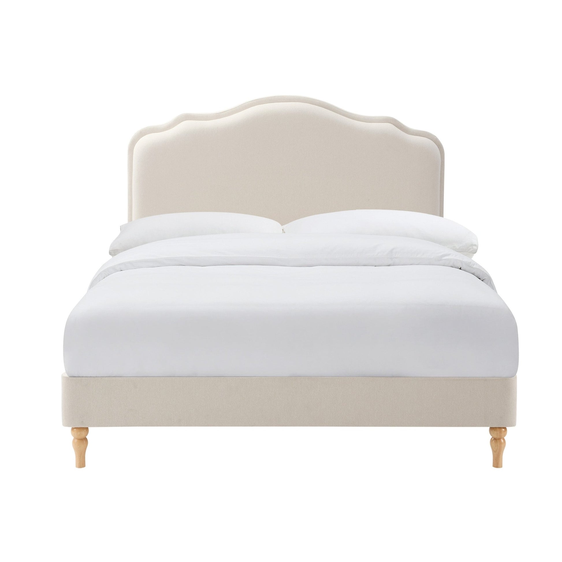Wiltshire Bed Frame - Cream Linen - DUSK