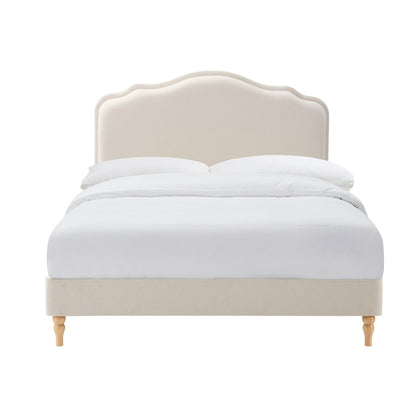 Wiltshire Bed Frame - Cream Linen - DUSK
