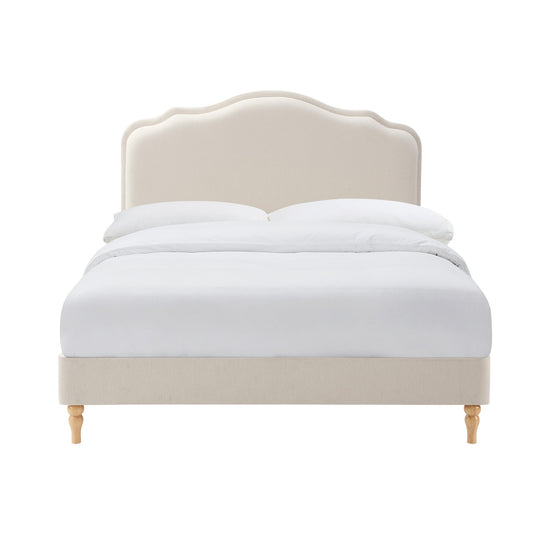 Wiltshire Bed Frame - Cream Linen - DUSK