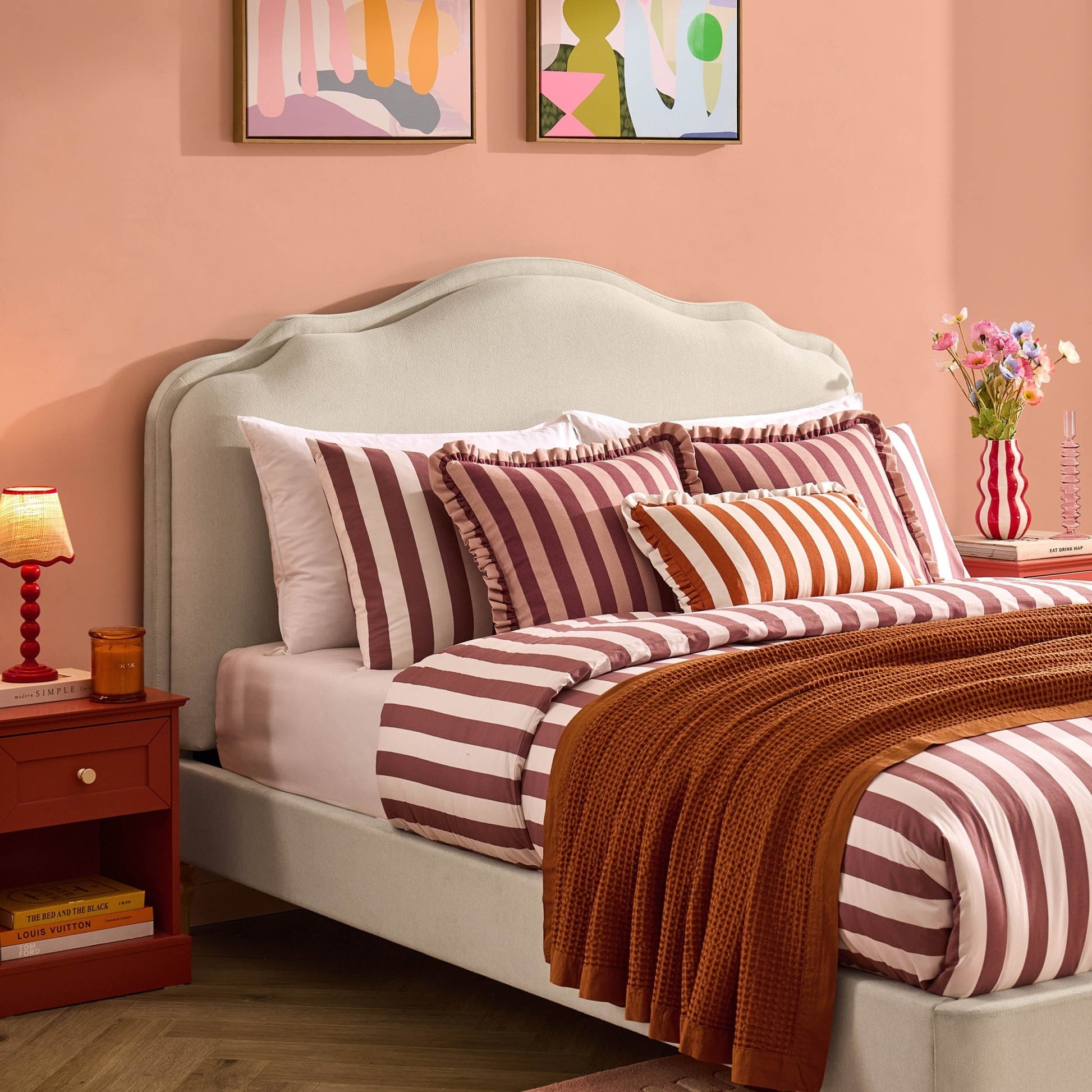 Wiltshire Bed Frame - Cream Linen - DUSK