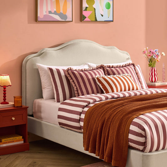 Wiltshire Bed Frame - Cream Linen - DUSK