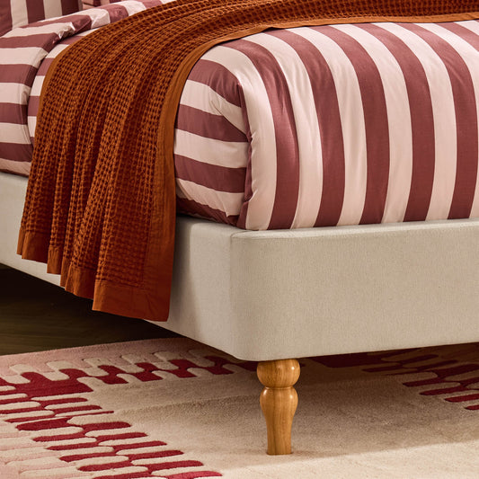 Wiltshire Bed Frame - Cream Linen - DUSK