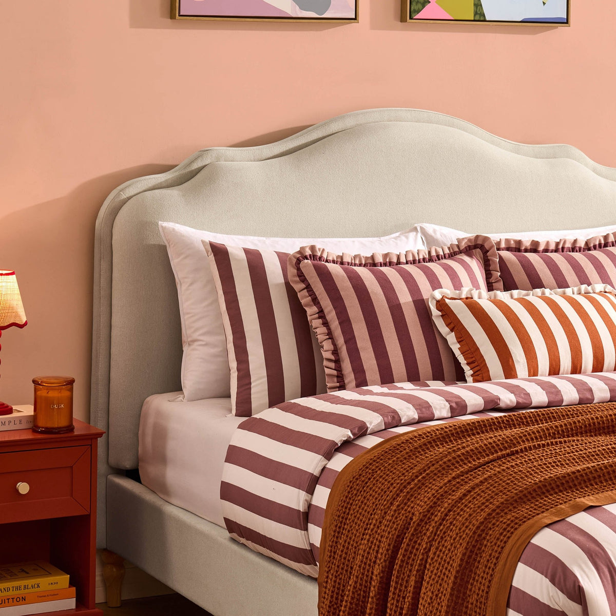 Wiltshire Bed Frame - Cream Linen - DUSK