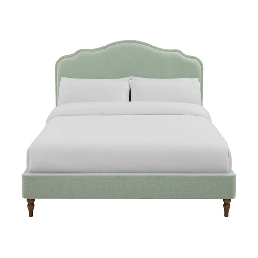 Wiltshire Bed Frame - Green Chevron - DUSK