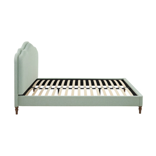 Wiltshire Bed Frame - Green Chevron - DUSK