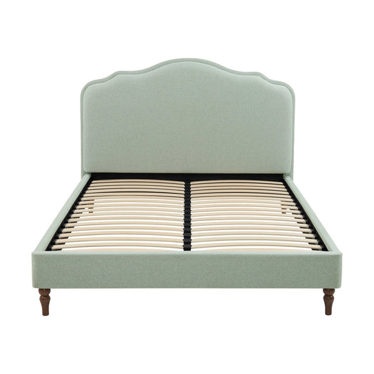 Wiltshire Bed Frame - Green Chevron - DUSK