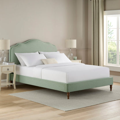 Wiltshire Bed Frame - Green Chevron - DUSK