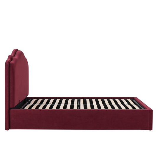 Wiltshire Ottoman Storage Bed - Berry - DUSK