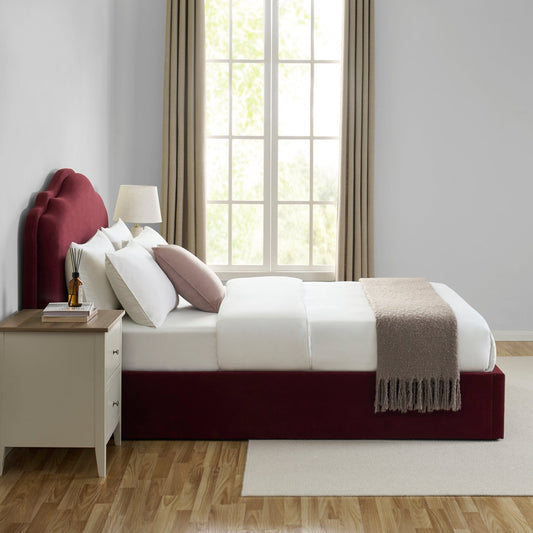 Wiltshire Ottoman Storage Bed - Berry - DUSK