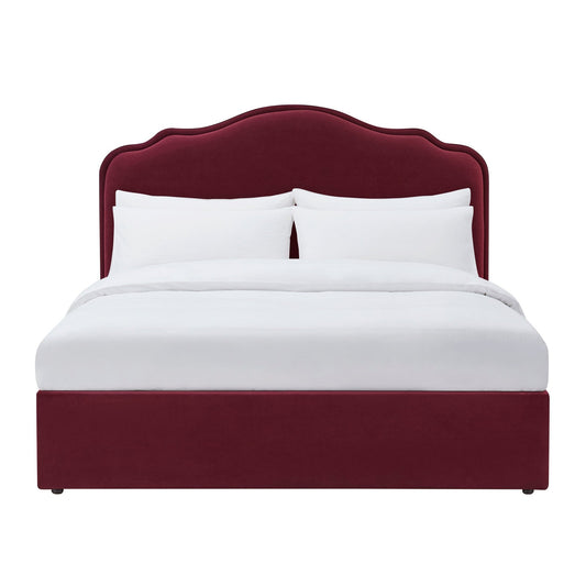 Wiltshire Ottoman Storage Bed - Berry - DUSK