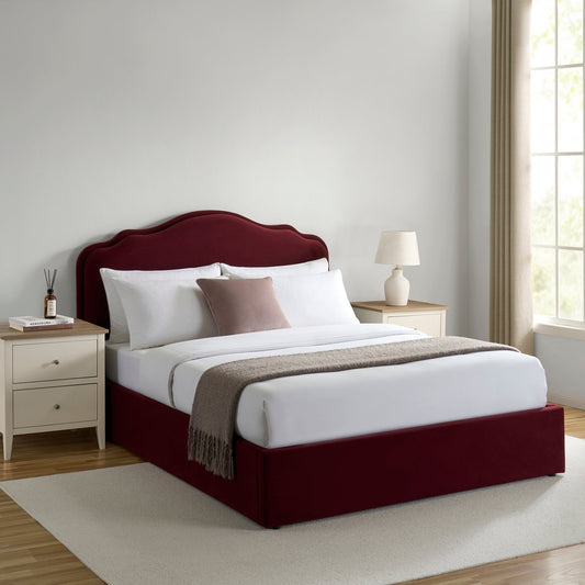 Wiltshire Ottoman Storage Bed - Berry - DUSK