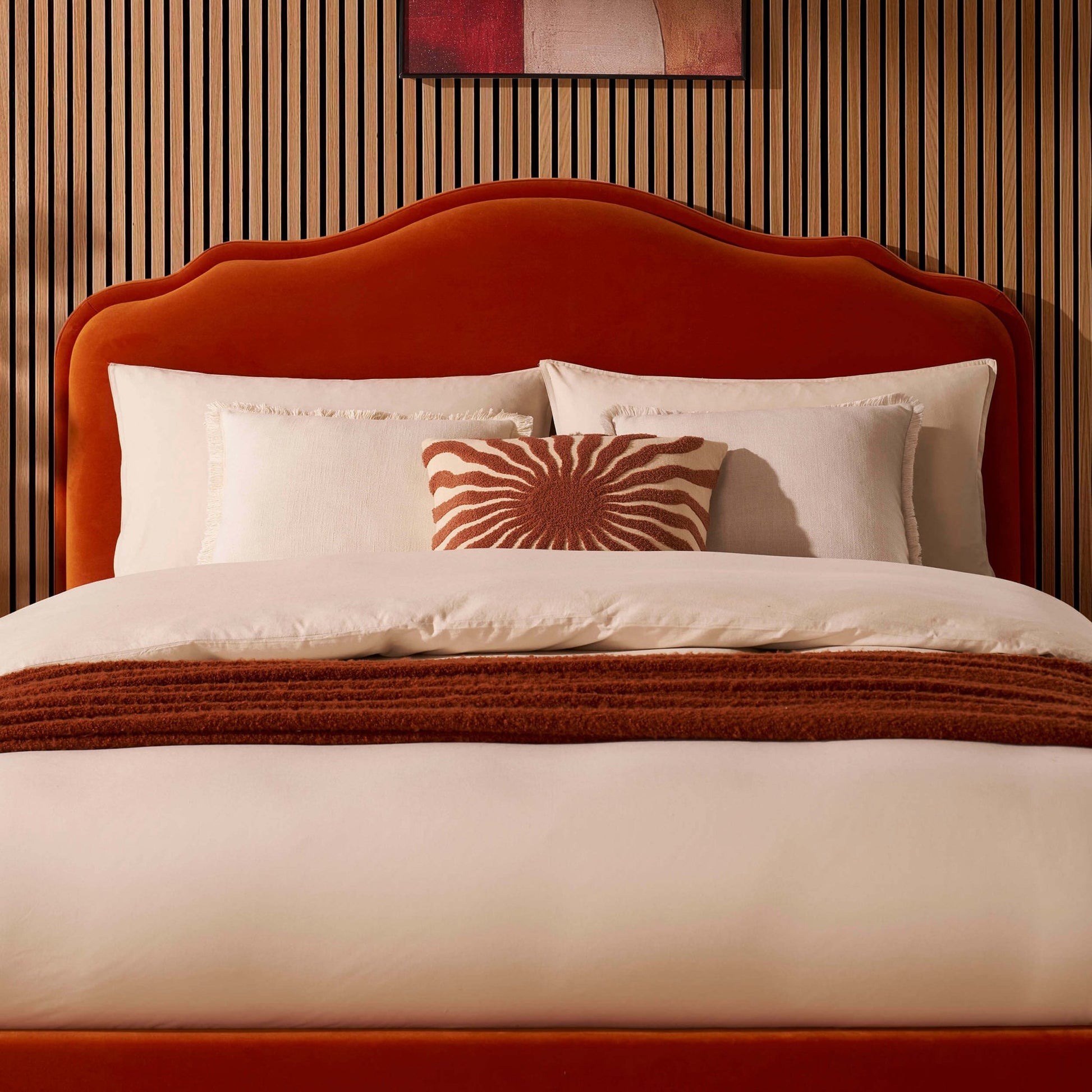 Wiltshire Ottoman Storage Bed - Bright Orange - DUSK