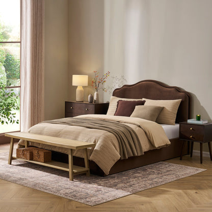 Wiltshire Ottoman Storage Bed - Cappuccino - DUSK