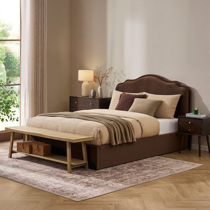 Wiltshire Ottoman Storage Bed - Cappuccino - DUSK