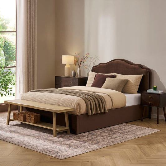 Wiltshire Ottoman Storage Bed - Cappuccino - DUSK