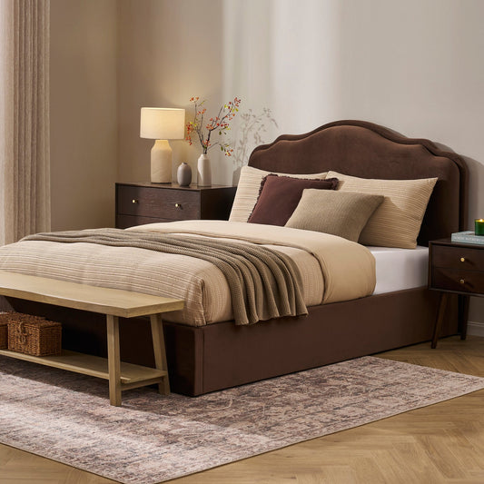 Wiltshire Ottoman Storage Bed - Cappuccino - DUSK