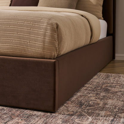 Wiltshire Ottoman Storage Bed - Cappuccino - DUSK
