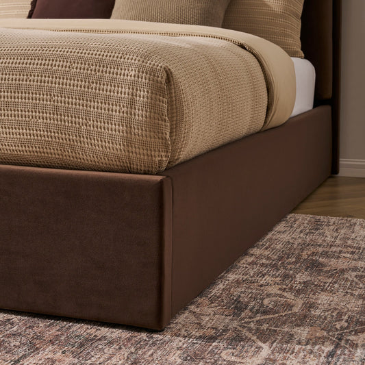 Wiltshire Ottoman Storage Bed - Cappuccino - DUSK