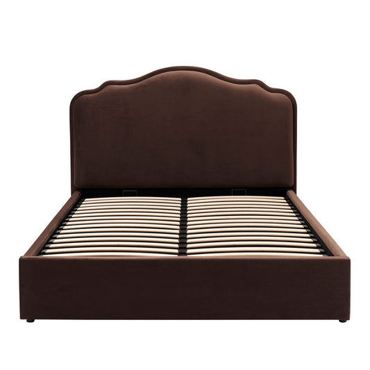 Wiltshire Ottoman Storage Bed - Cappuccino - DUSK