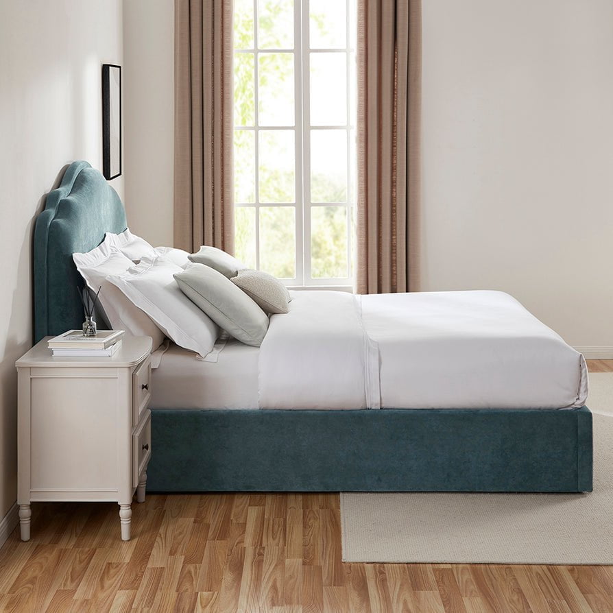 Wiltshire Ottoman Storage Bed - Deep Green - DUSK