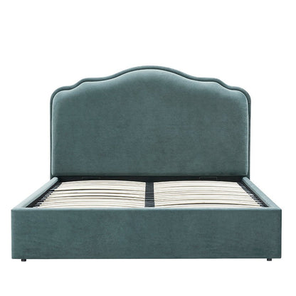 Wiltshire Ottoman Storage Bed - Deep Green - DUSK