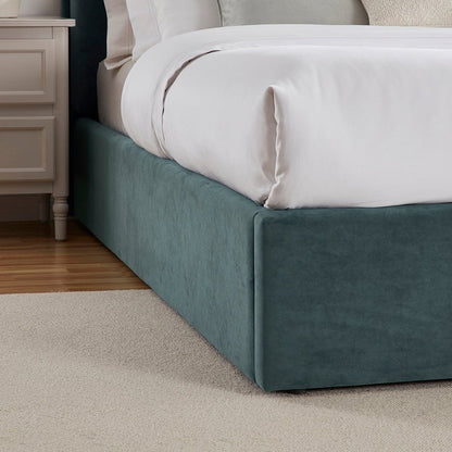 Wiltshire Ottoman Storage Bed - Deep Green - DUSK