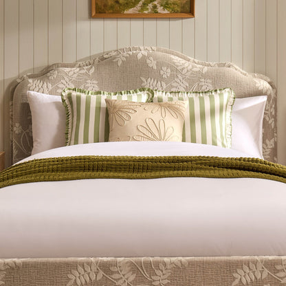 Wiltshire Ottoman Storage Bed - Jacquard Floral - DUSK