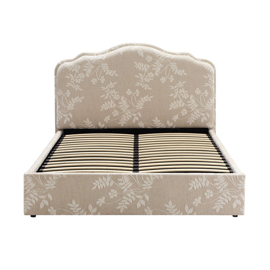 Wiltshire Ottoman Storage Bed - Jacquard Floral - DUSK