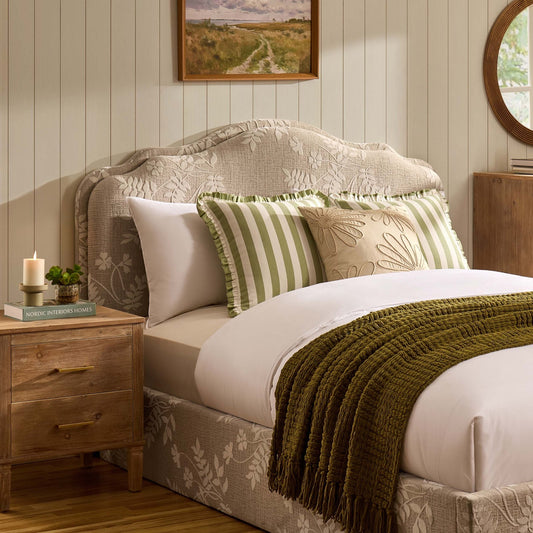 Wiltshire Ottoman Storage Bed - Jacquard Floral - DUSK