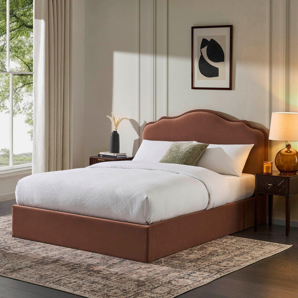 Wiltshire Ottoman Storage Bed - Mauve - DUSK