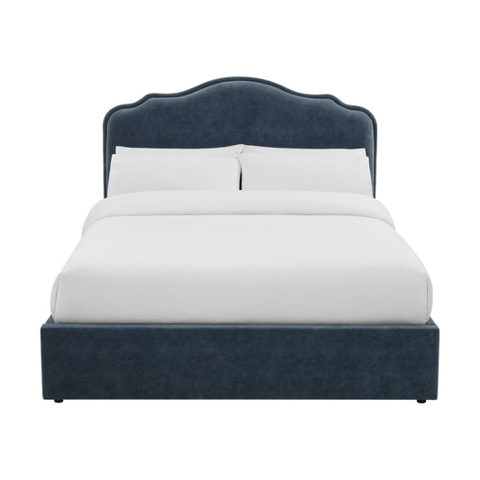 Wiltshire Ottoman Storage Bed - Mid Blue - DUSK