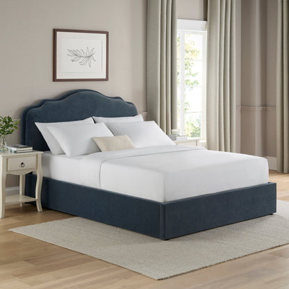 Wiltshire Ottoman Storage Bed - Mid Blue - DUSK