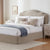 Wiltshire Ottoman Storage Bed - Stone - DUSK