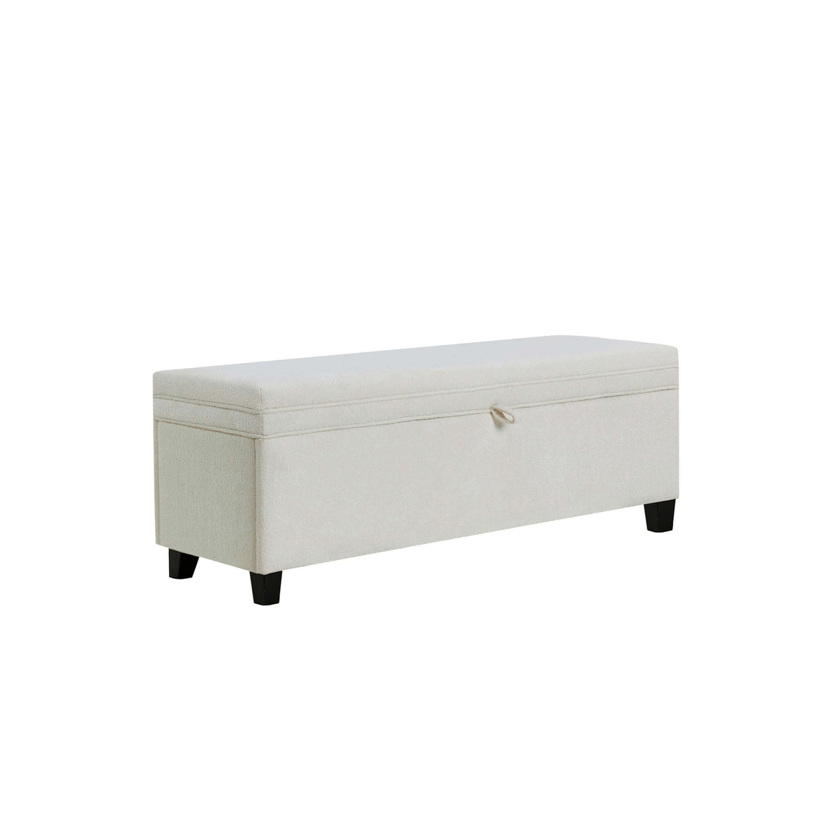 Windermere Storage Ottoman - Chenille Ecru - DUSK